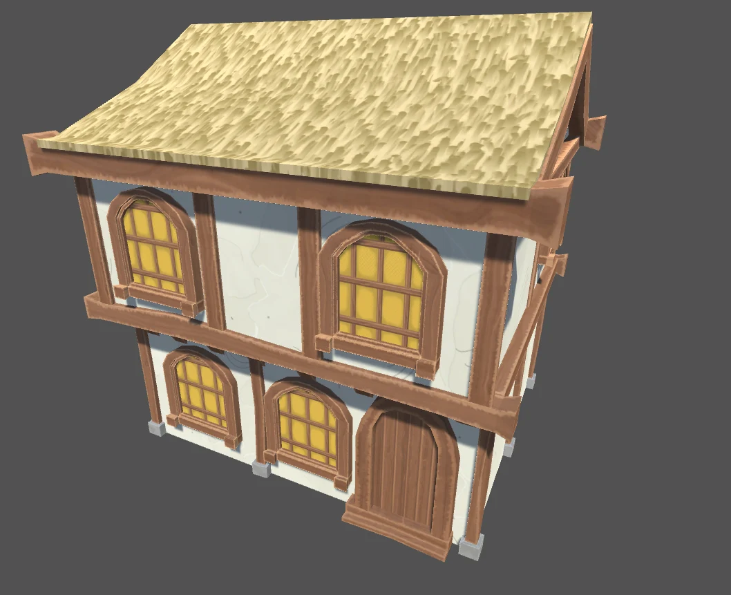 A medieval building asset from the Clash of Time team project